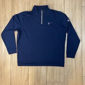 FootJoy Performance 1/4 Zip Pullover XL Navy Golf Quarter Zip Patriots Logo FJ